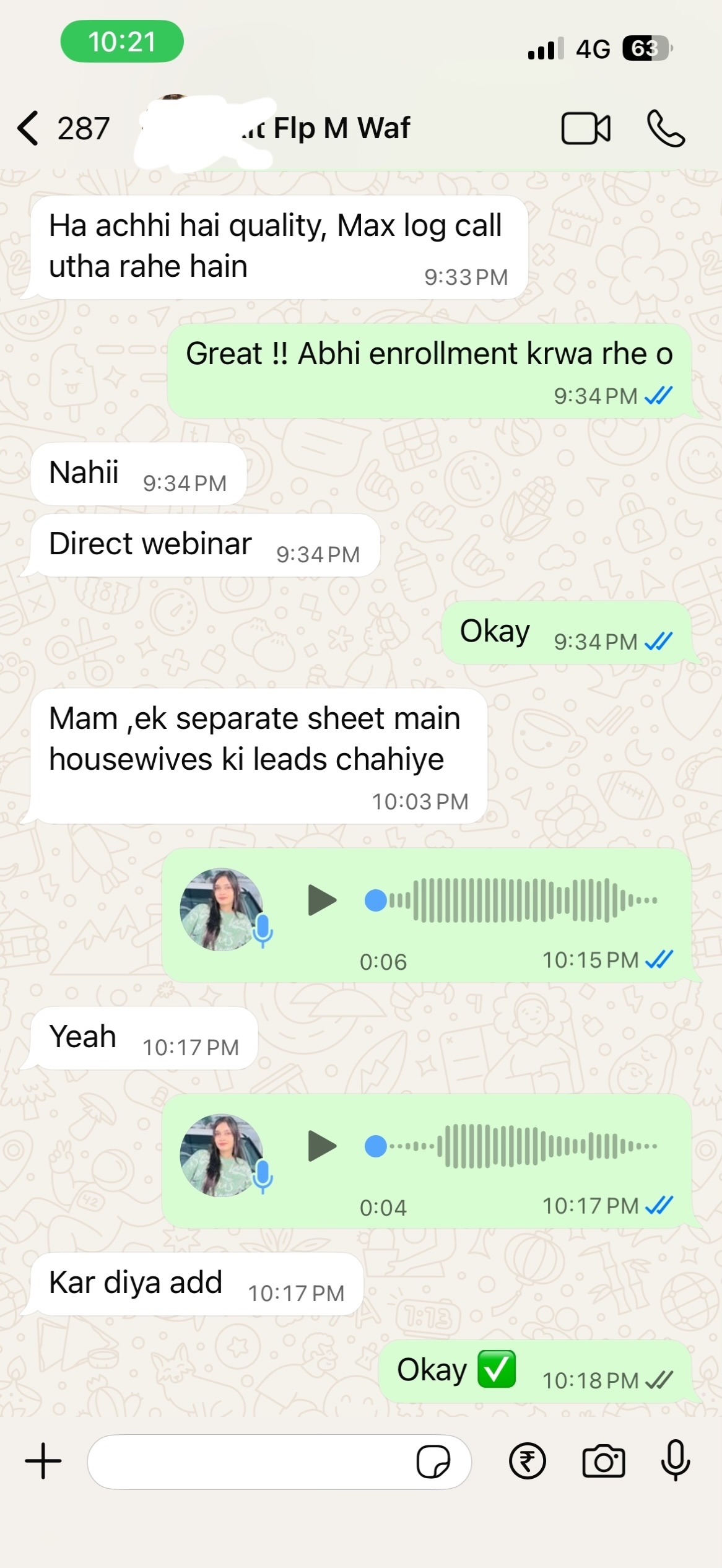 WhatsApp Review 5
